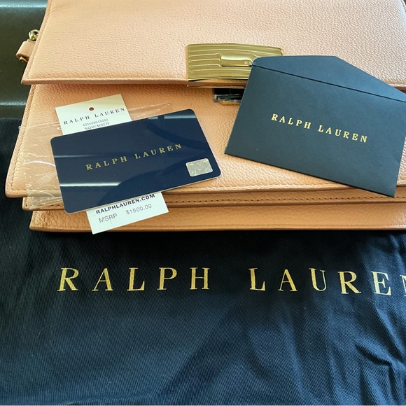 Ralph Lauren Collection Pink Chain Shoulder Bag NWT - Picture 14 of 16